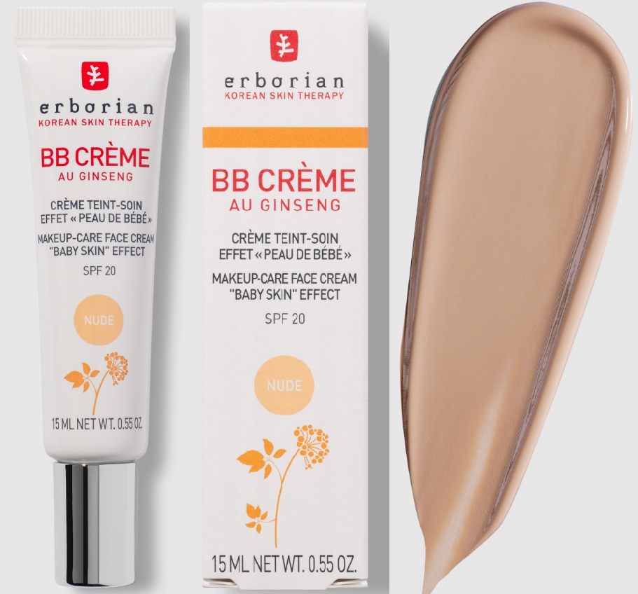 Erborian Au Ginseng Krem Bb Spf 20 Nude 15ml