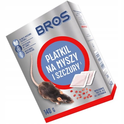 

Bros Płatkil na Myszy i Szczury Gryzonie 140g