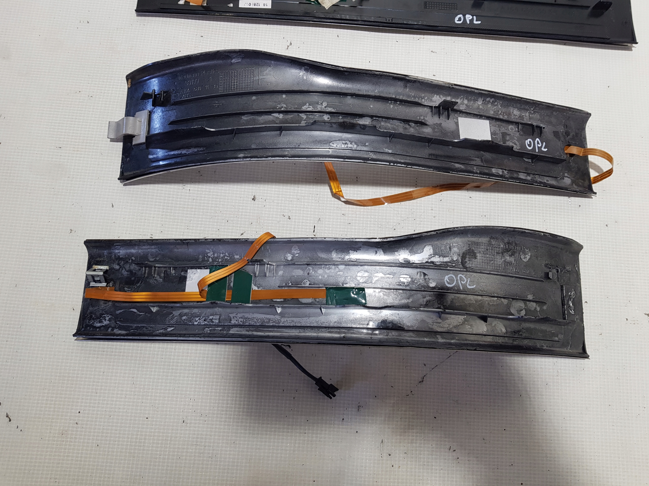 covers mouldings progow front rear part left right KOMPLET Mercedes ML W164 AMG