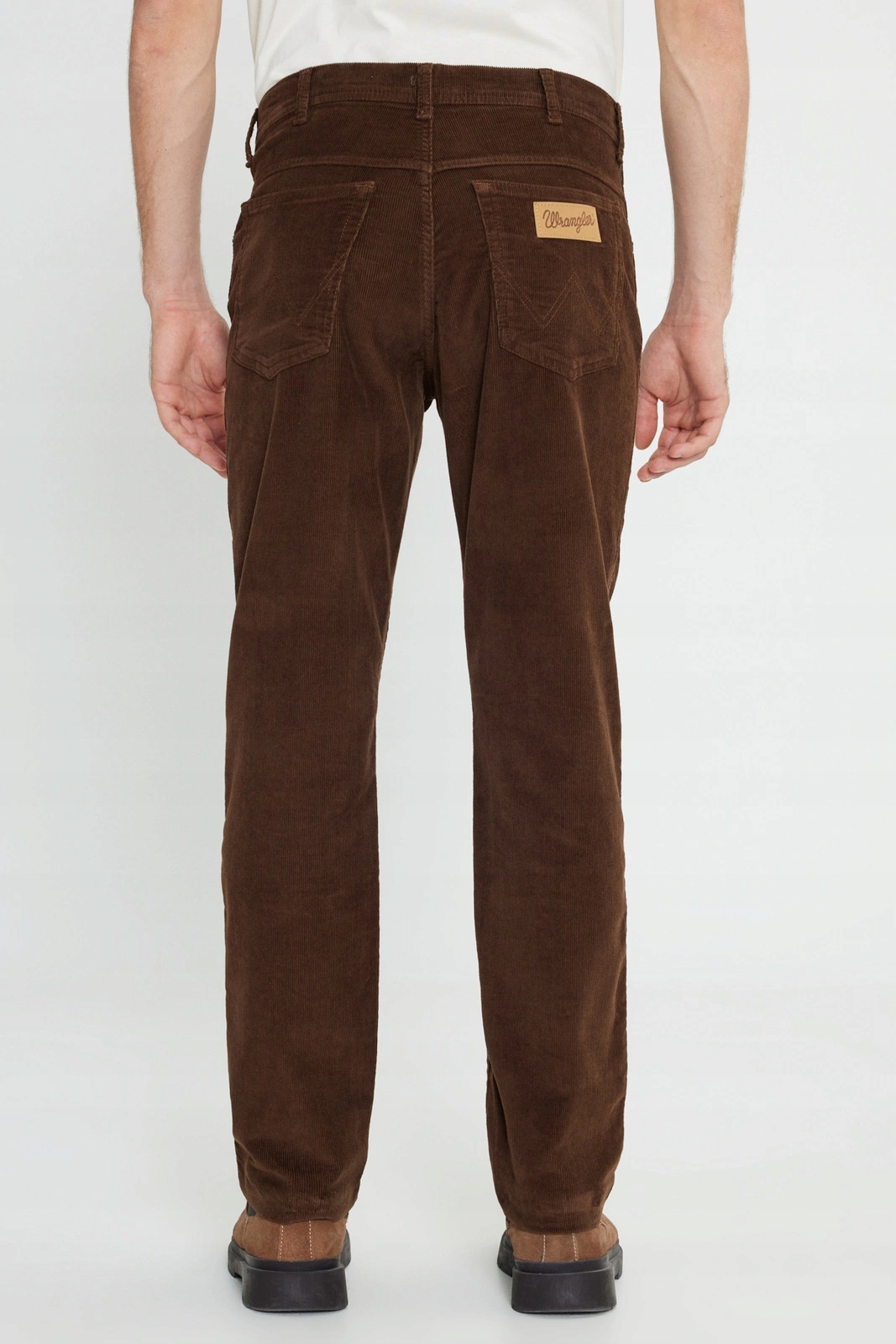 Pánské zúžené kalhoty Wrangler Texas Slim Brown 112388595 33/30