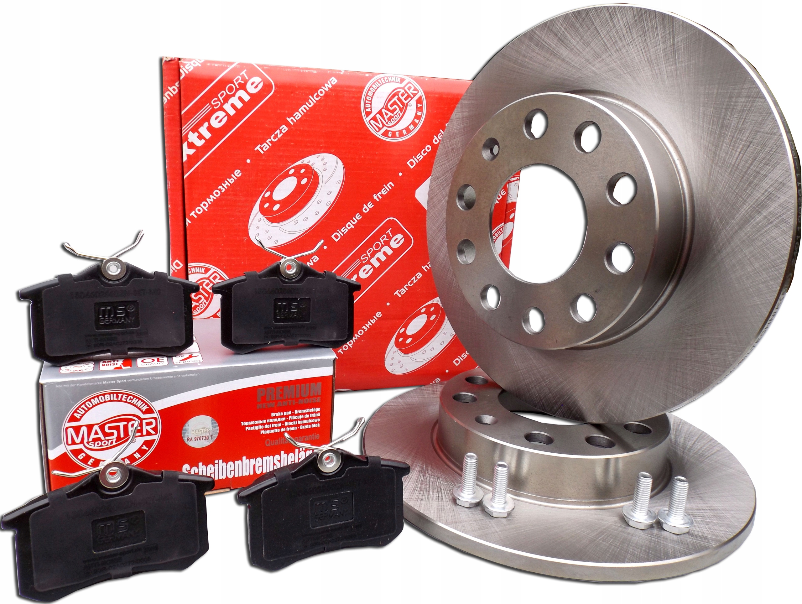 Zestaw 2x TARCZE KLOCKI TYŁ Do Audi A3 8P GOLF V 5