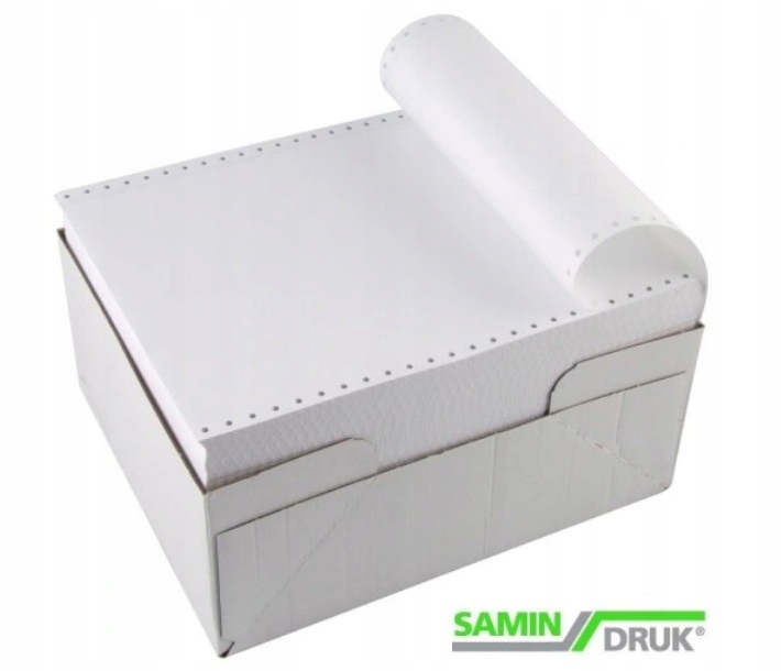 Papier składanka Samindruk 240 x1 240x12x1 z odrywaną perforacją 60 g/m2