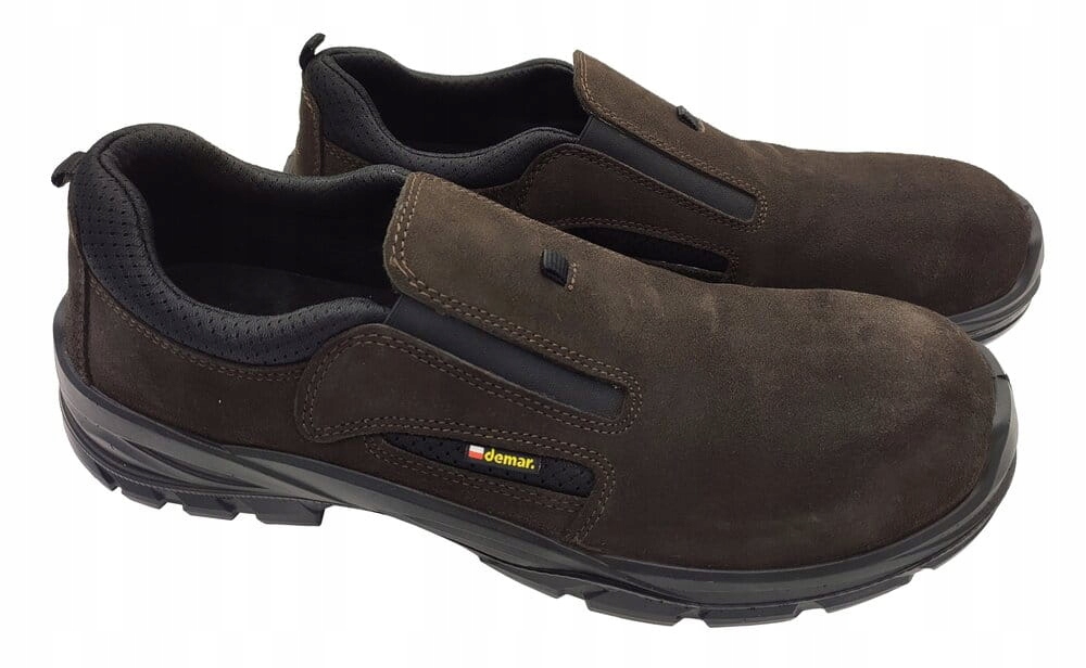 Półbuty ochronne Lander W2 S1 Src Welur Brązowe r 46