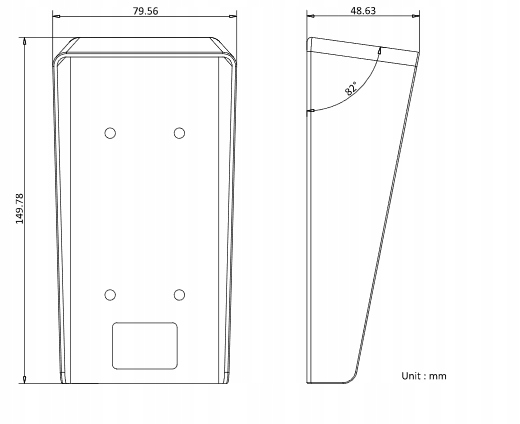 Daszek do stacji bramowej DS-KABV6113-RS Hikvision Marka HiKVision