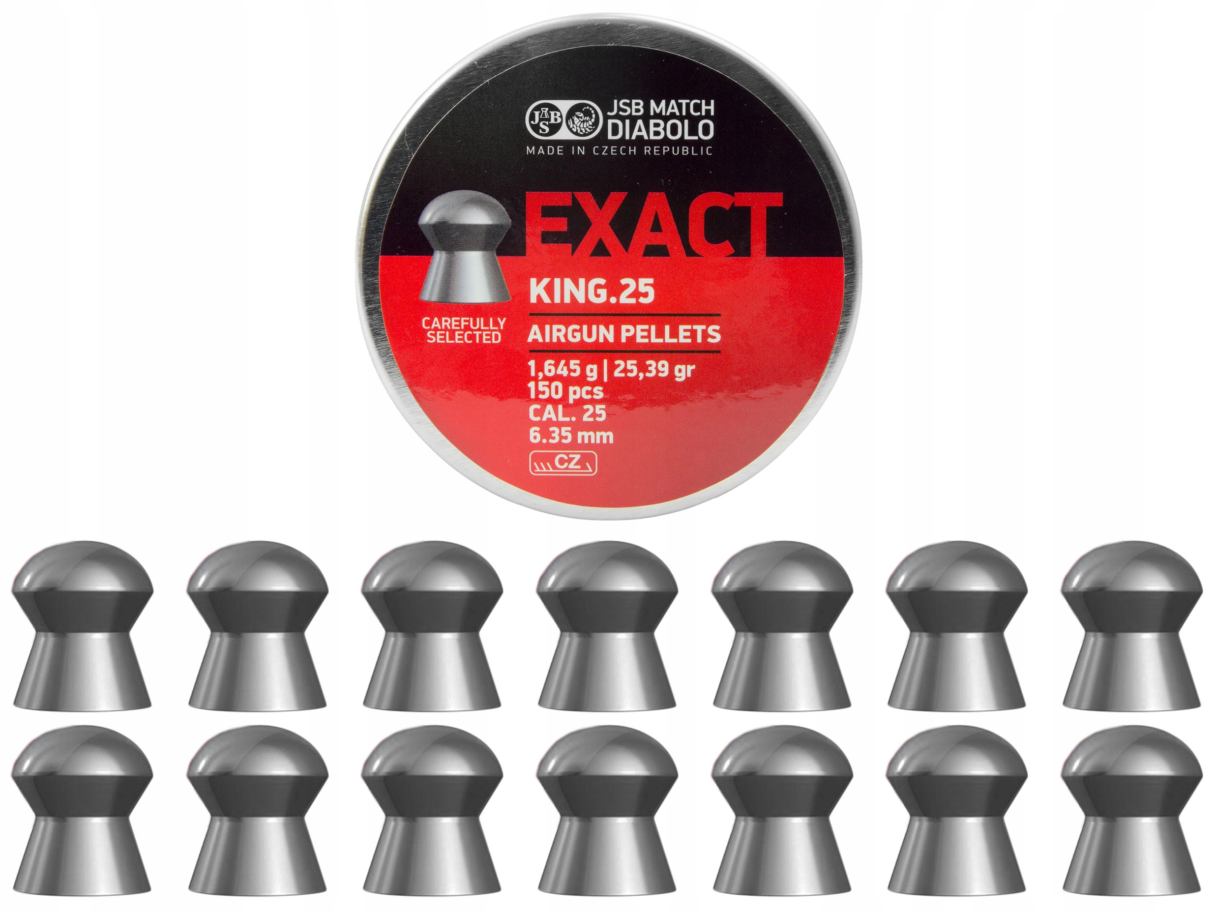 

Śrut diabolo Jsb Exact King 6,35/150