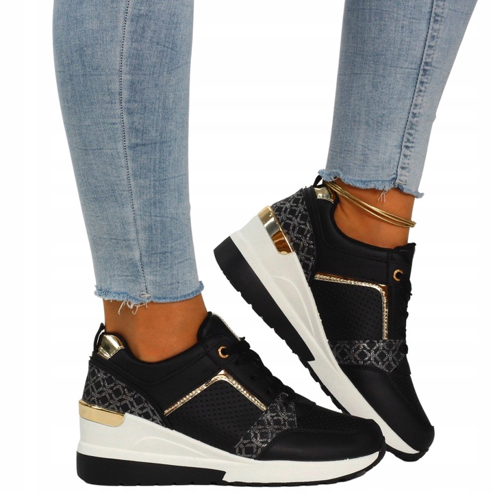 BUTY DAMSKIE SPORTOWE SNEAKERSY BIAŁE LEKKIE