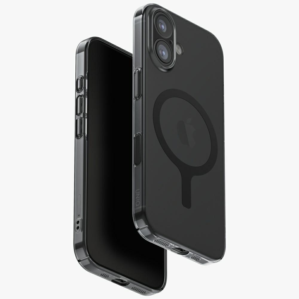 Pouzdro Uniq Airsuit pro iPhone 17 Magclick Charging, černé