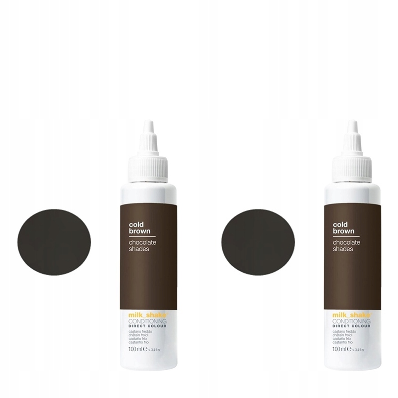 Milk Shake Direct Colour Cold Brown toner v chladné hnědé barvě 2x100 ml
