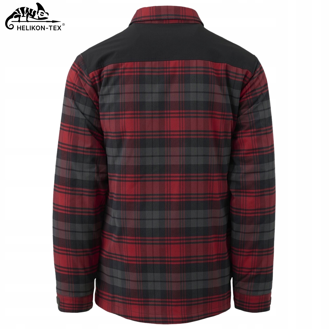 Koszula Męska w Kratę Kurtka Ocieplana WINTER WARDEN HELIKON Czarna XXL Rozmiar XXL