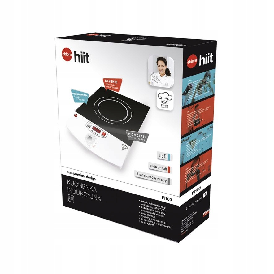 KUCHENKA PŁYTA INDUKCYJNA CERAMICZNA ELDOM PI100 Kod producenta PI100