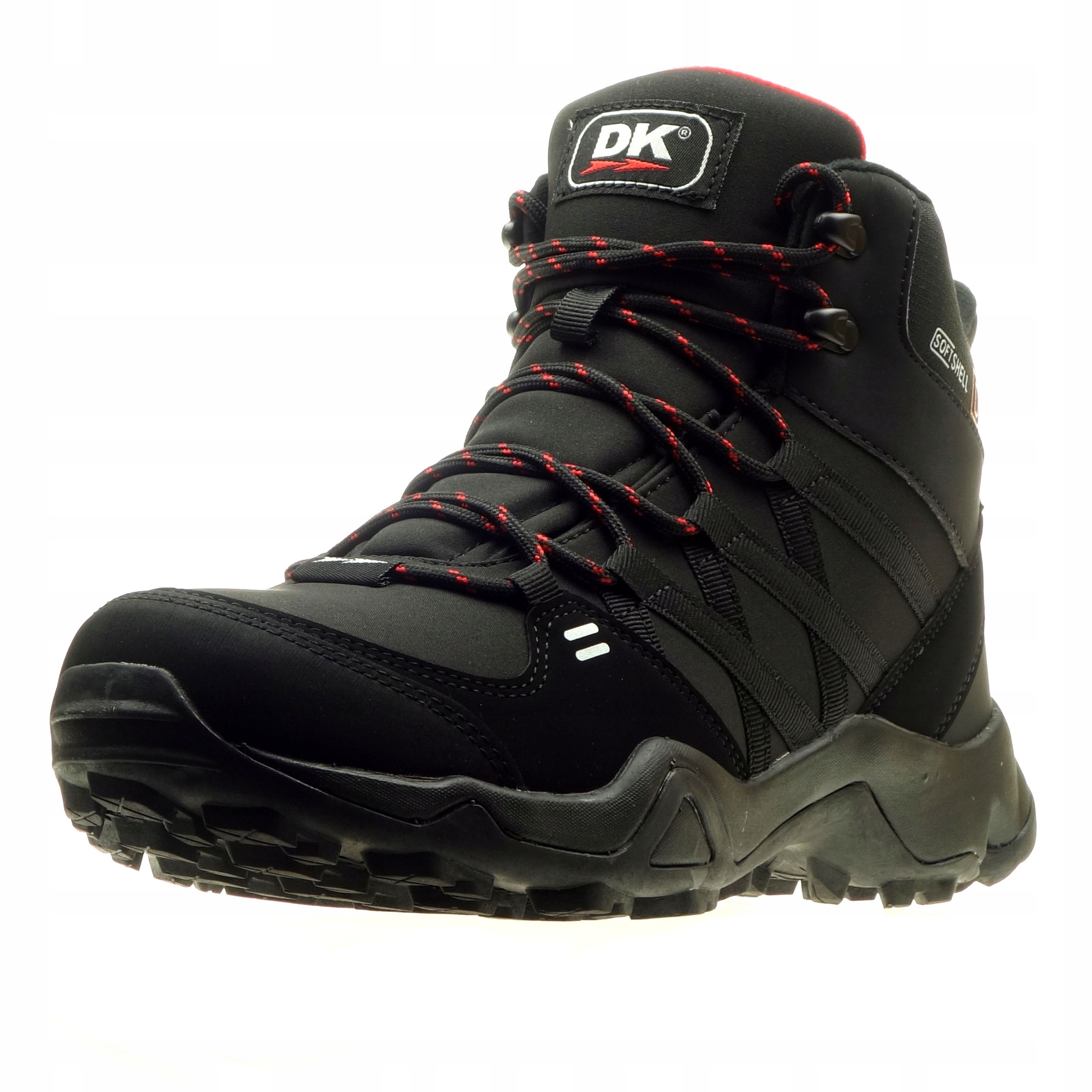 Buty Damskie Trekkingowe DK SWAT HIGH SoftShell OUTDOOR Blk/Red 42