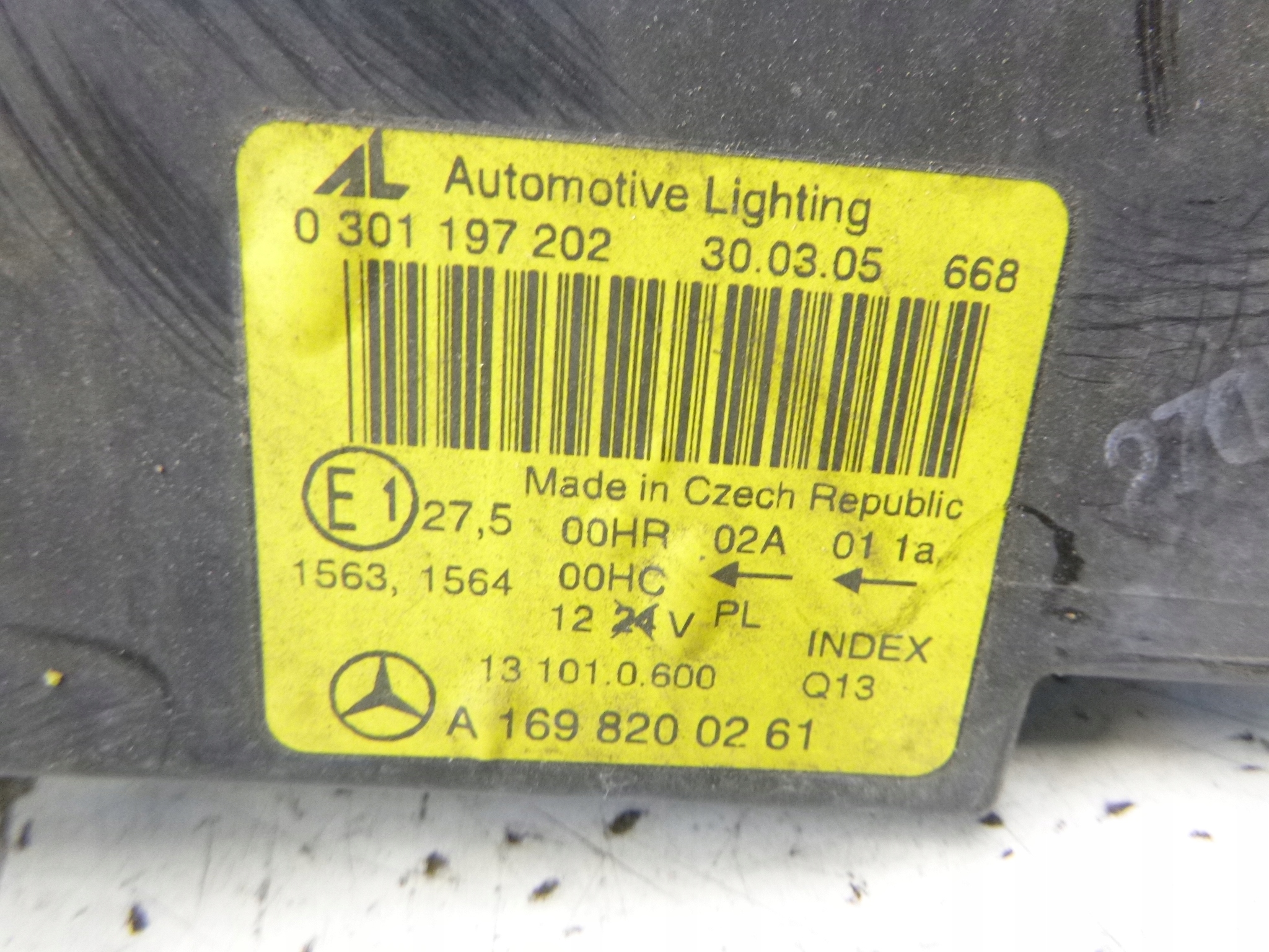 light front Mercedes W169 2006r. 0301197202
