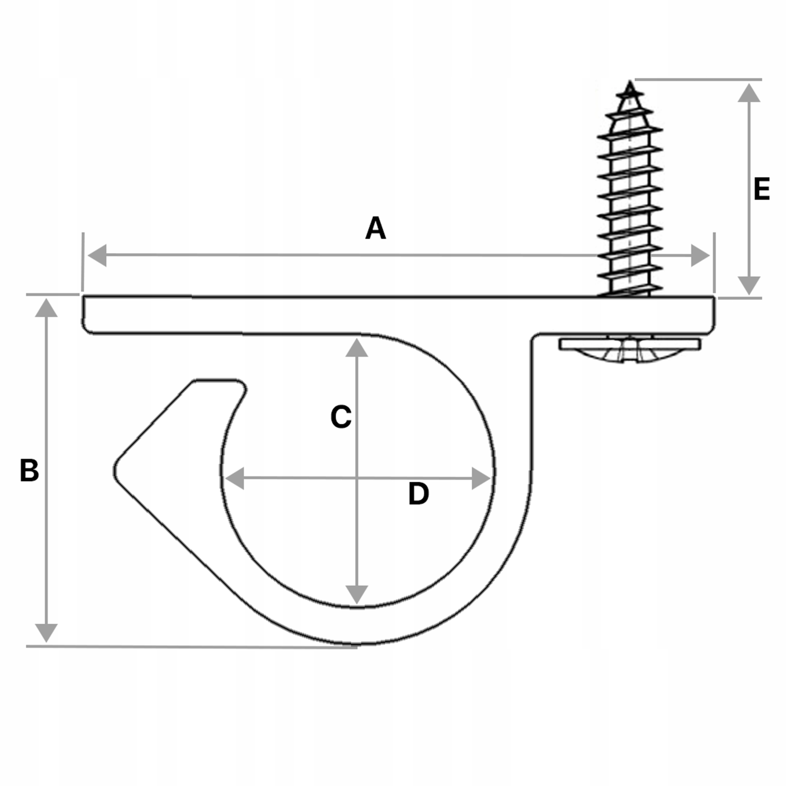 10x Uchwyt na Przewody Kable + WKRĘTY GRATIS | Organizar kabli pod biurko Producent Inna
