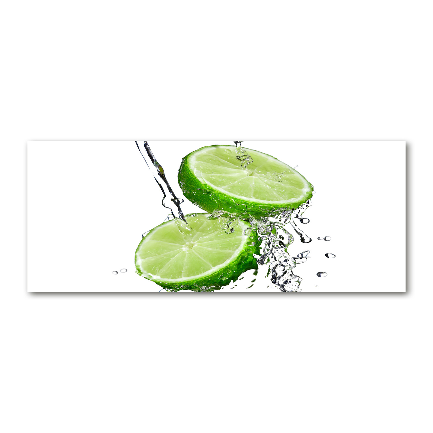 

Foto obraz akryl zdjęcie Limonki i woda 125x50 cm