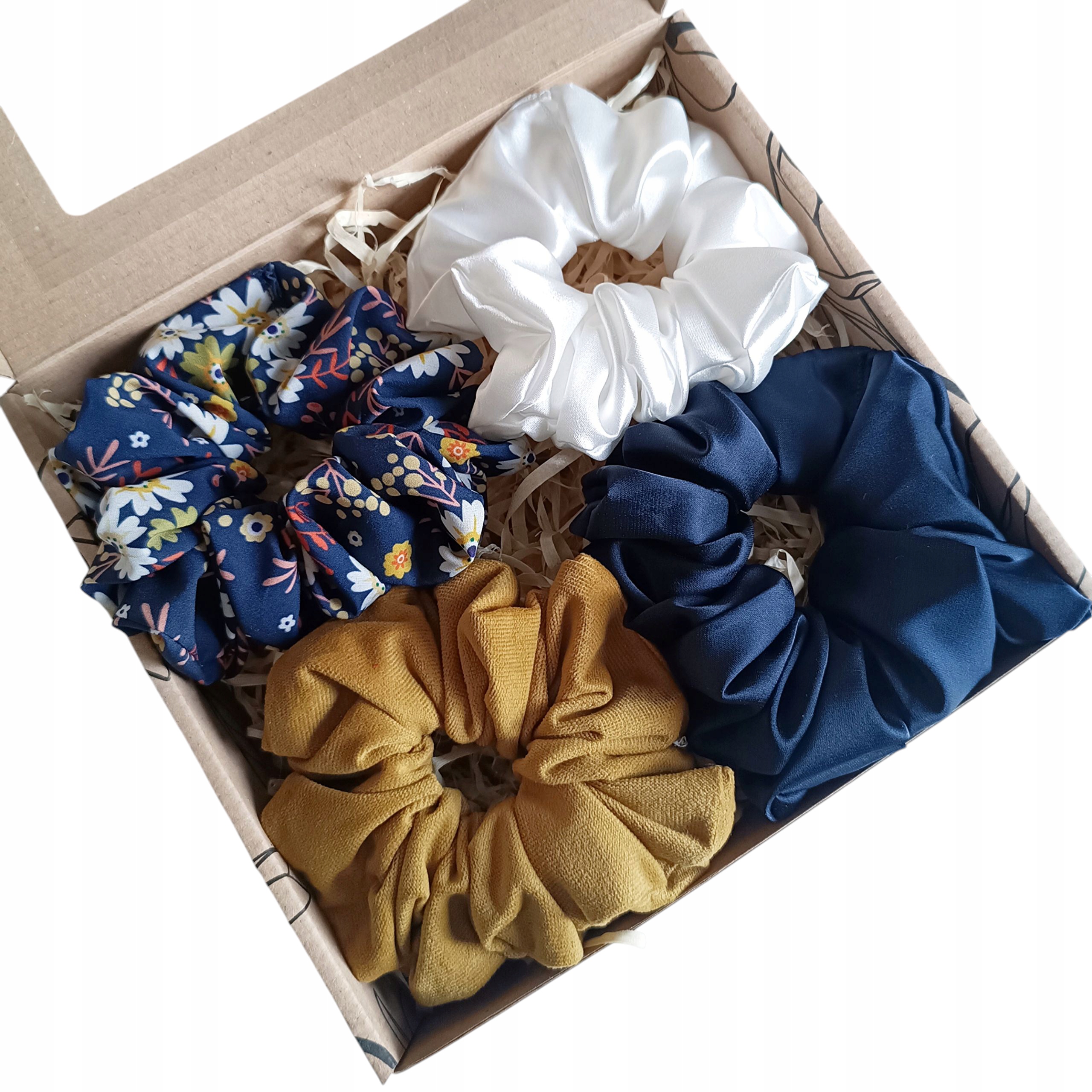 Dárková Sada Od Scrunchies – Ručně Vyráběný Dárek – „dark Autumn“