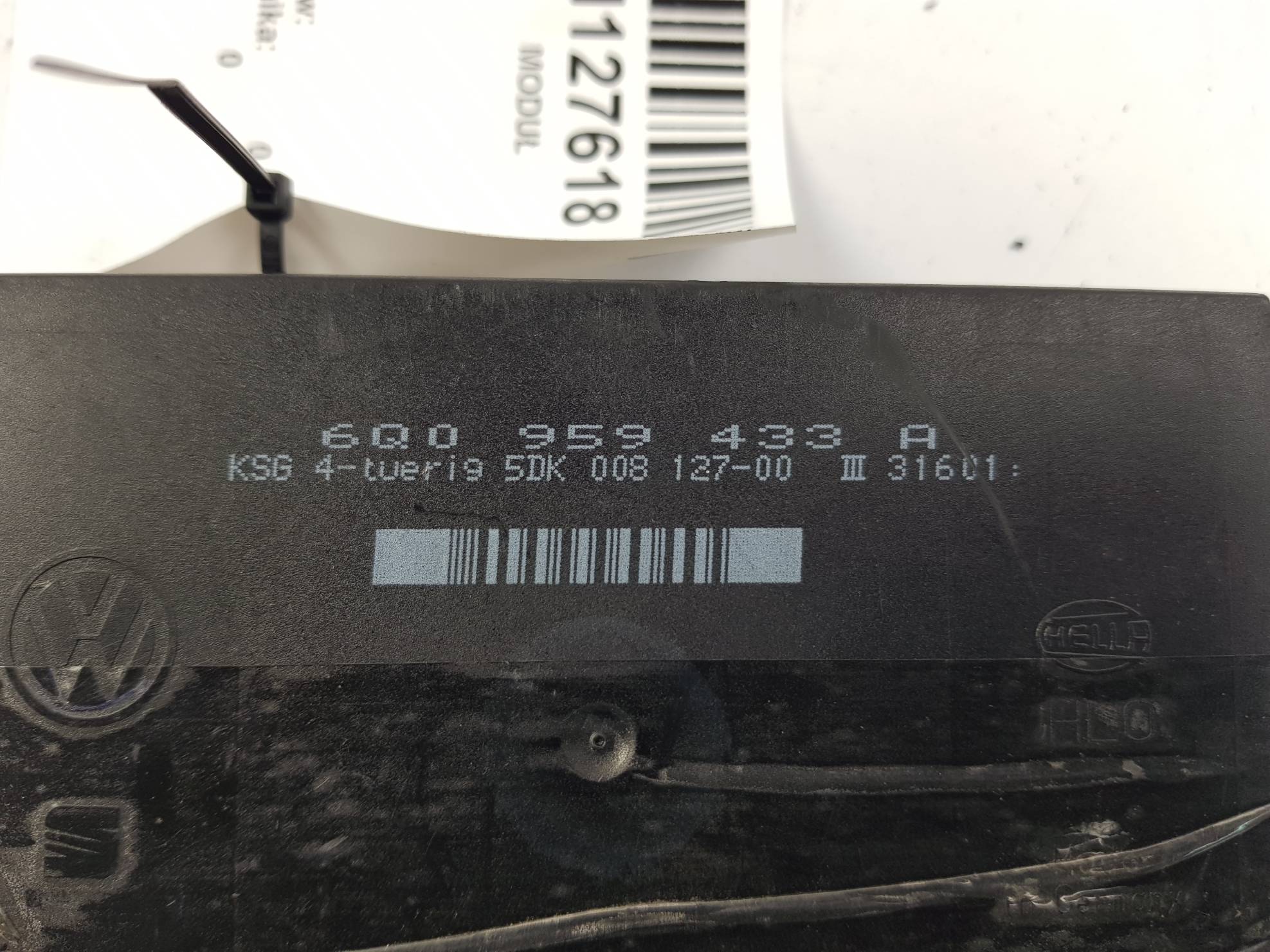 Unité commande confort 6Q0959433A SKODA FABIA
