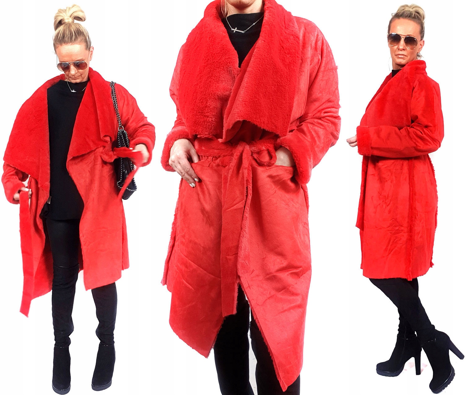 

Płaszczyk Futerko Eko Kożuch Zimowy Futro Luxury