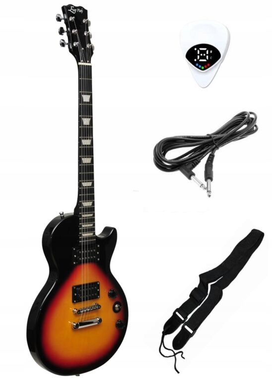 Ever Play LP-20 Sb Gitara Elektryczna Lp Sunburst Les Paul Zestaw