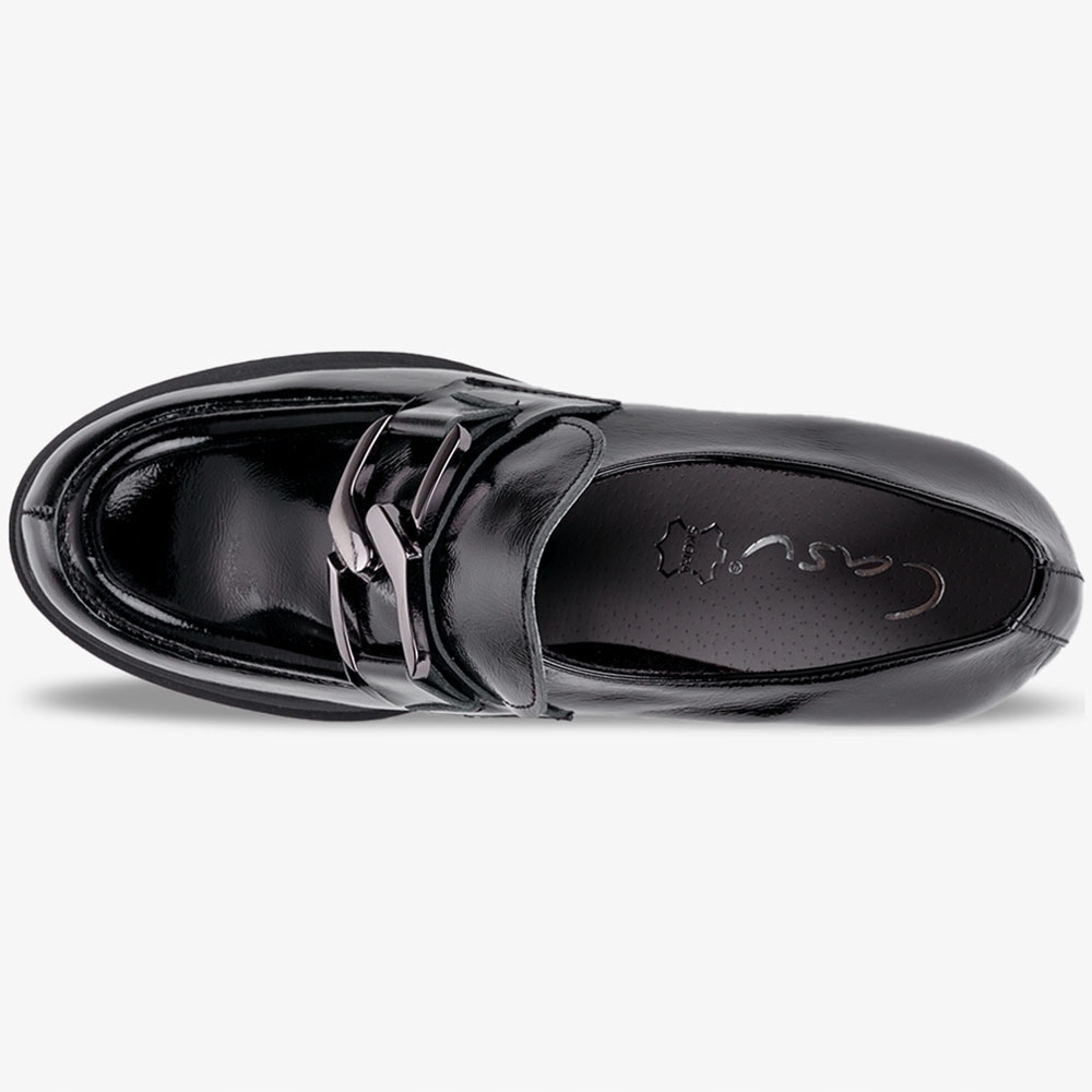 MOKASYNY PÓŁBUTY NA SZEROKIM SŁUPKU SKÓRA PL r 37 Rozmiar 37