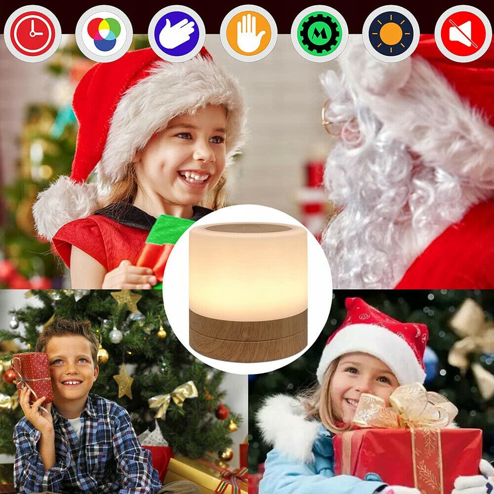 LAMPKA NOCNA LED Z PILOTEM, ŚCIEMNIANA, 7 KOLORÓW, ŁADOWANA PRZEZ USB Płeć unisex