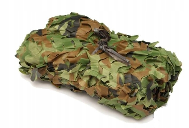 Siatka Maskująca Wojskowa Ogrodowa Kamuflaż 3x5M