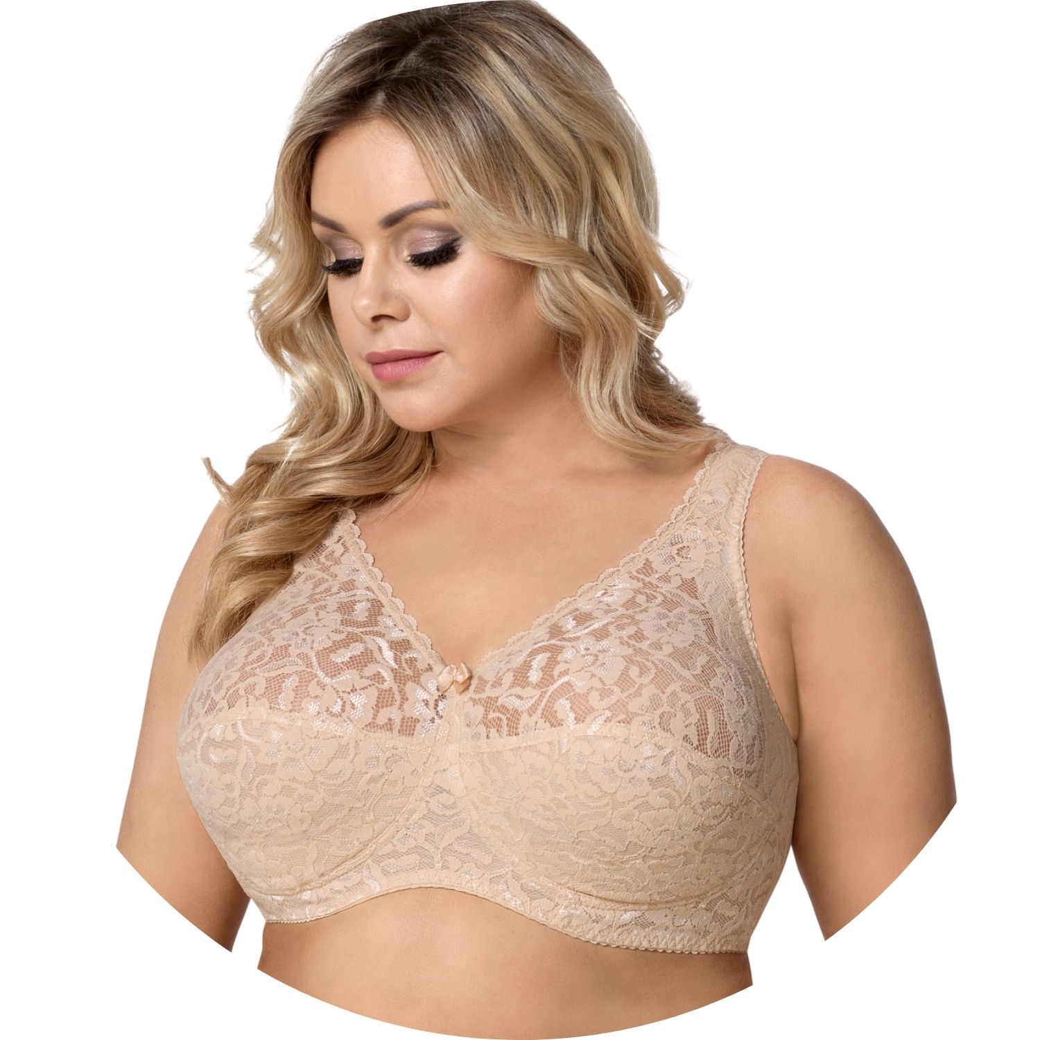 Měkká podprsenka Biggi Hannah 112 béžová 110G