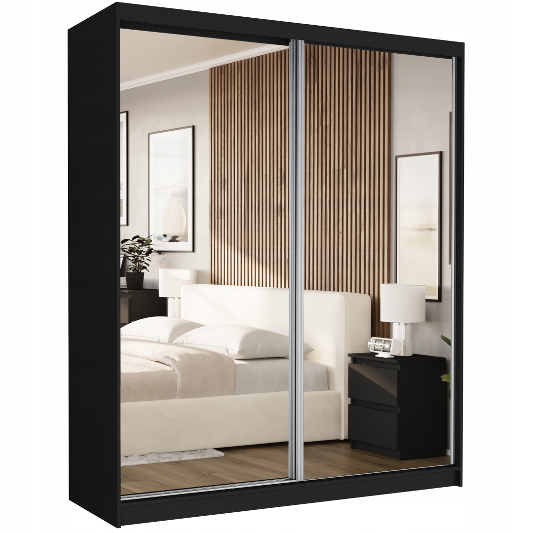 Skříň 183 cm s zrcadly Ines 2L Šatní skříň různé barvy