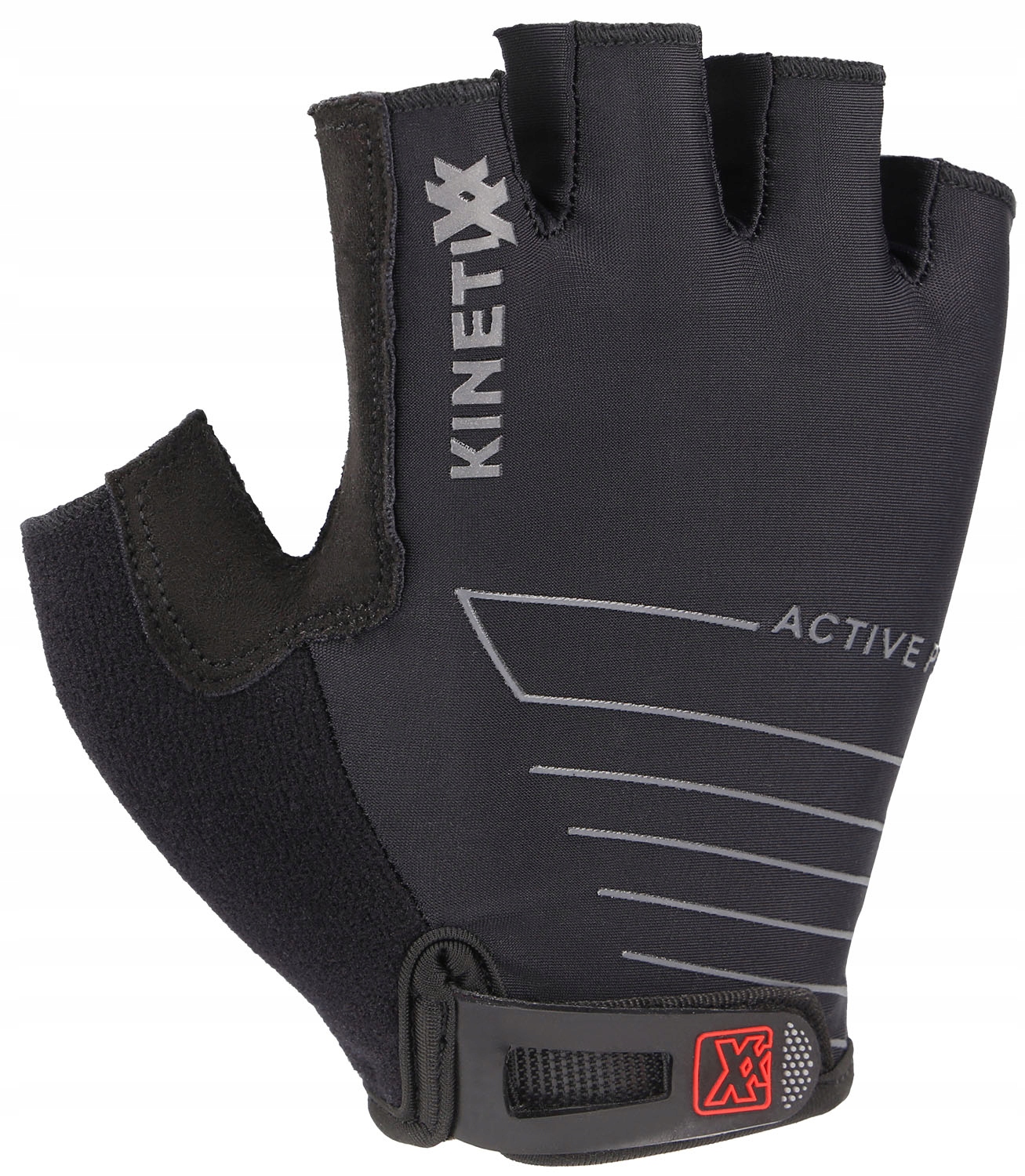 Rękawiczki rowerowe unisex Kinetixx Lenja black roz. 7