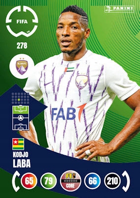 2025 Panini Adrenalyn XL Fifa Club World Cup 278 Kodjo Laba