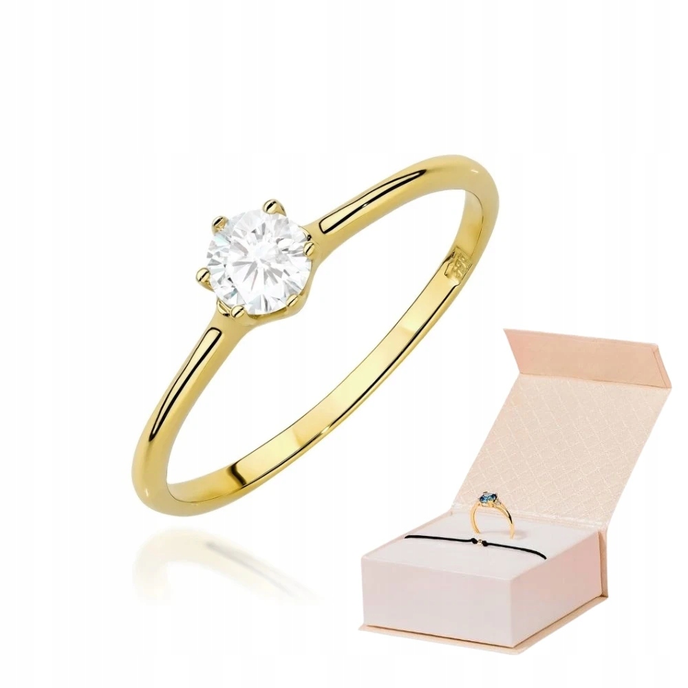 Prstýnek 585 S Laboratorním Diamantem 0,25 ct Náramek