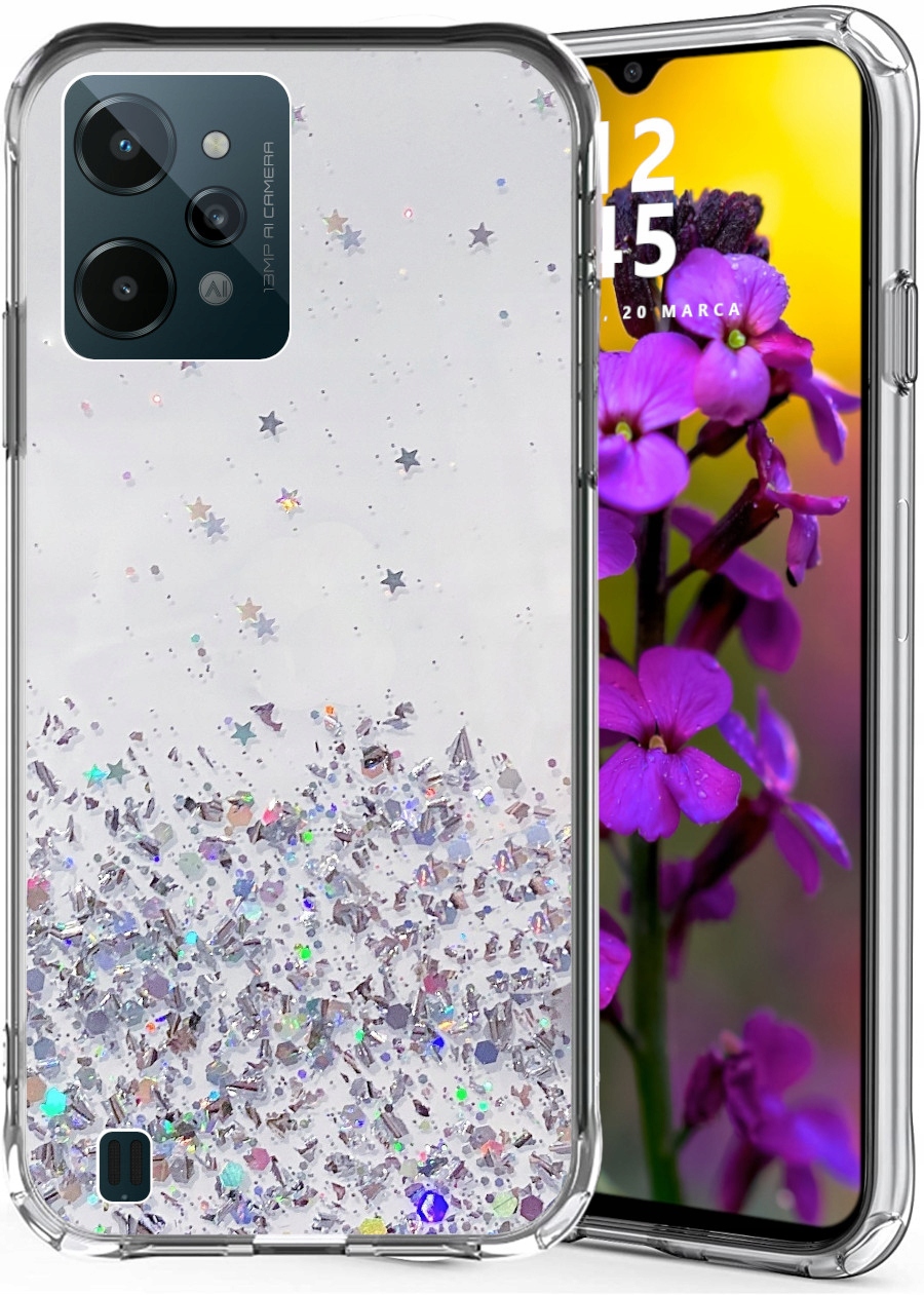 

Etui do Realme C31 Glitter Case Brokat Szkło