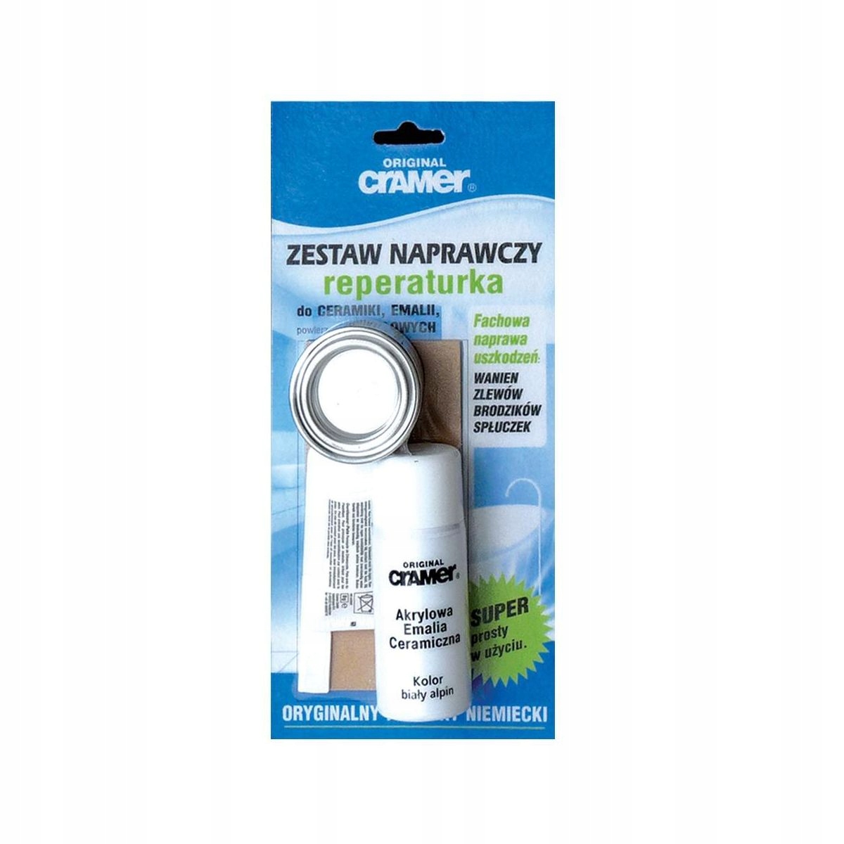 Repair Kit opravná sada – keramika, smalt a akryl, bílá