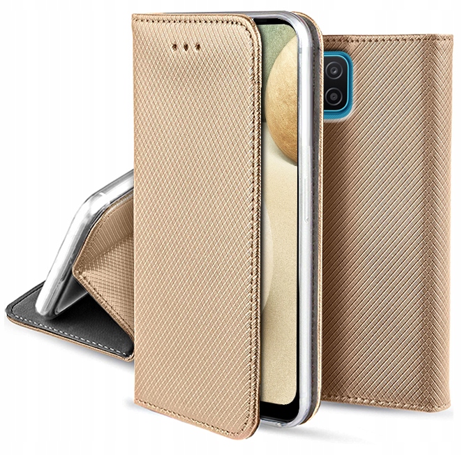 

Etui do Samsung A12 Portfel Magnetyczny Szkło