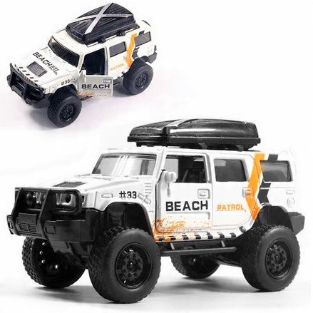 

Samochód Hummer Terenowy Metalowy Napęd Dźwięk Led