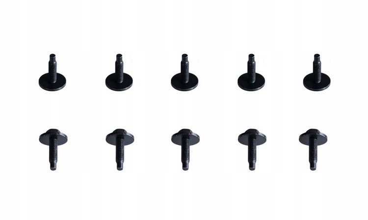 10 SZTUK ŚRUBA M6 x 24 CZARNA Z PODKŁADKĄ SPINKA WKRĘT MONTAŻOWY OSŁON PASA Kod producenta 510570