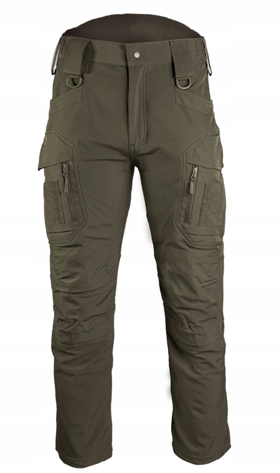 Mil-Tec Spodnie Ocieplane Softshell Assault Zielone XL