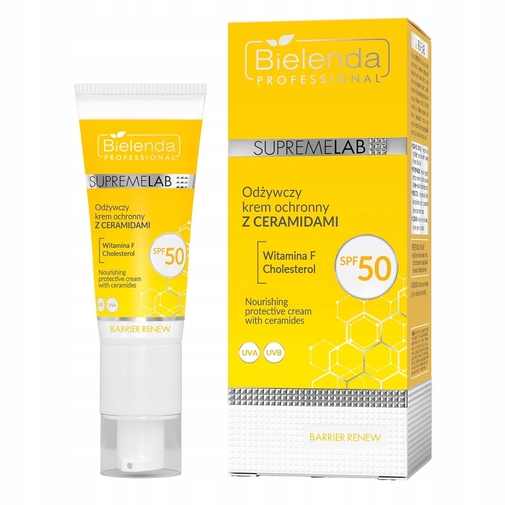 Bielenda Professional Výživný Ochranný Krém S Ceramidy SPF50 40 ml