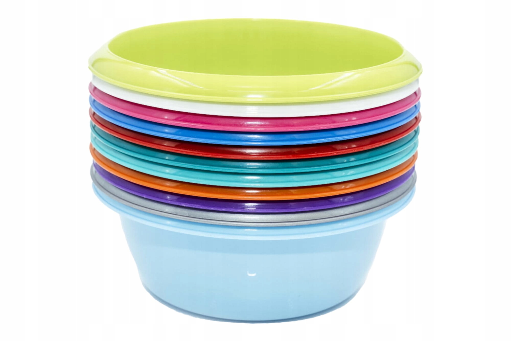 MISKA PLASTIKOWA OKRĄGŁA DO MIKROFALI 1,1 LITRA 20CM MKM2 RÓŻOWA Pojemność 2 l