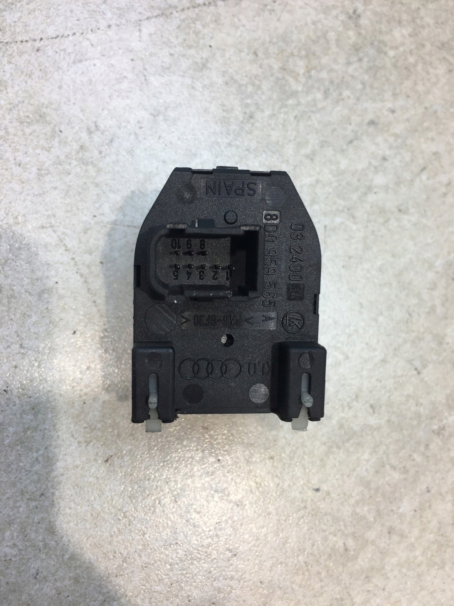 mirror control switch of the window AUDI A3 8L 8D0959565A