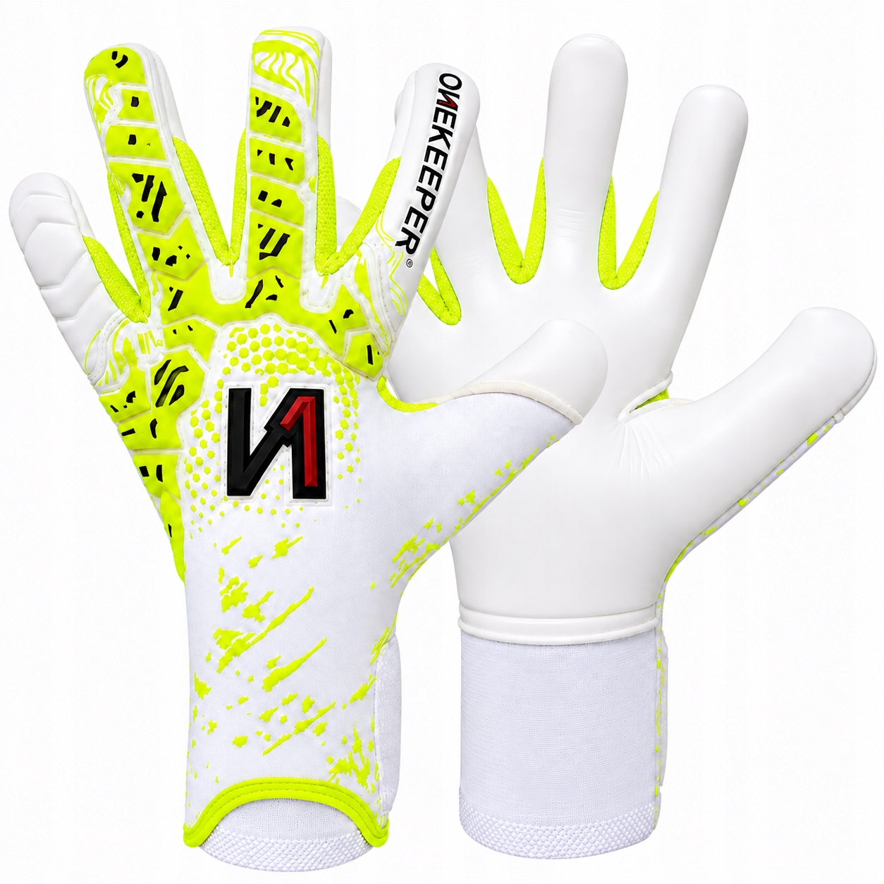 Rękawice Bramkarskie Onekeeper Iconic Fluo r.9