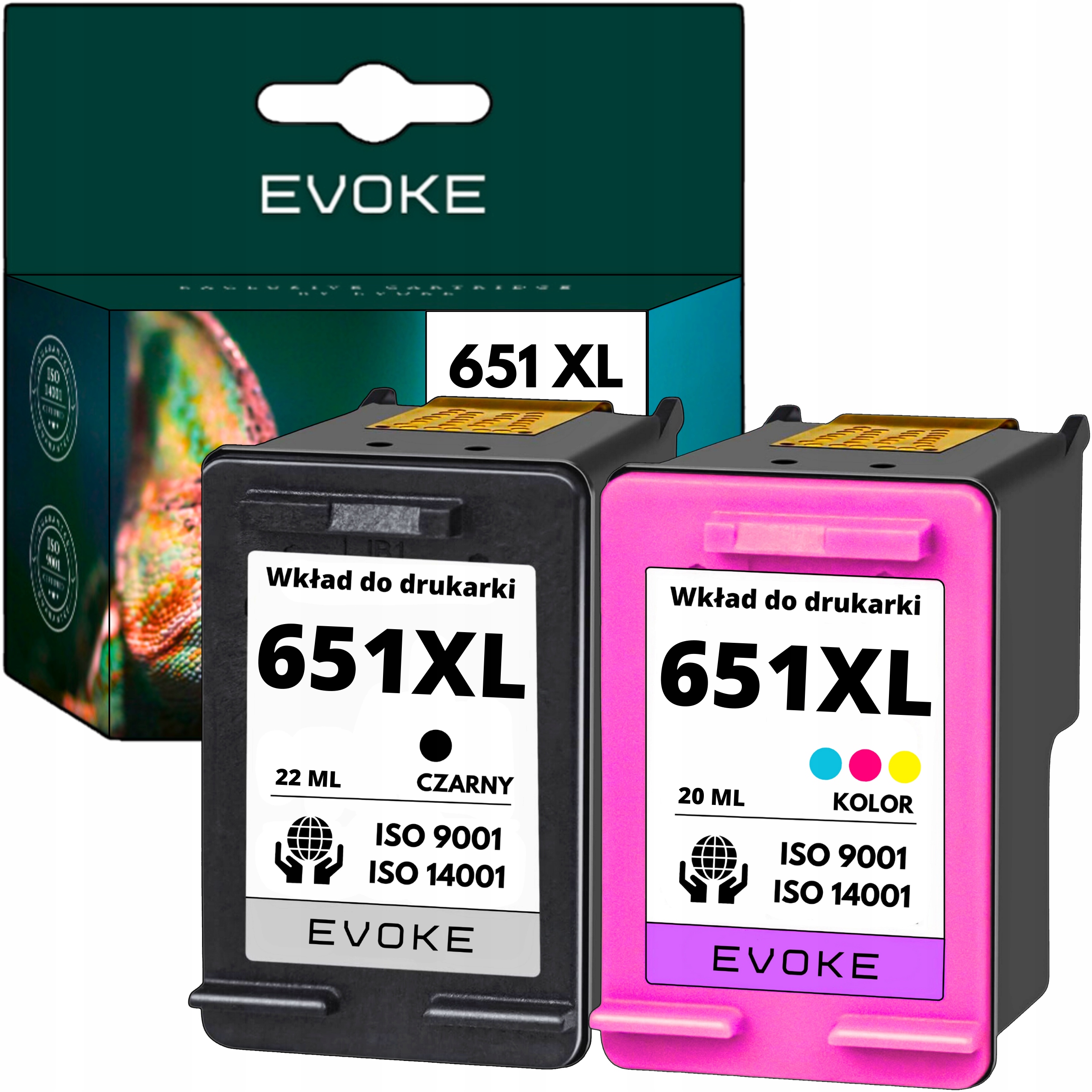 Inkoust pro Hp 651 černý a barevný XL Sada Inkoustů