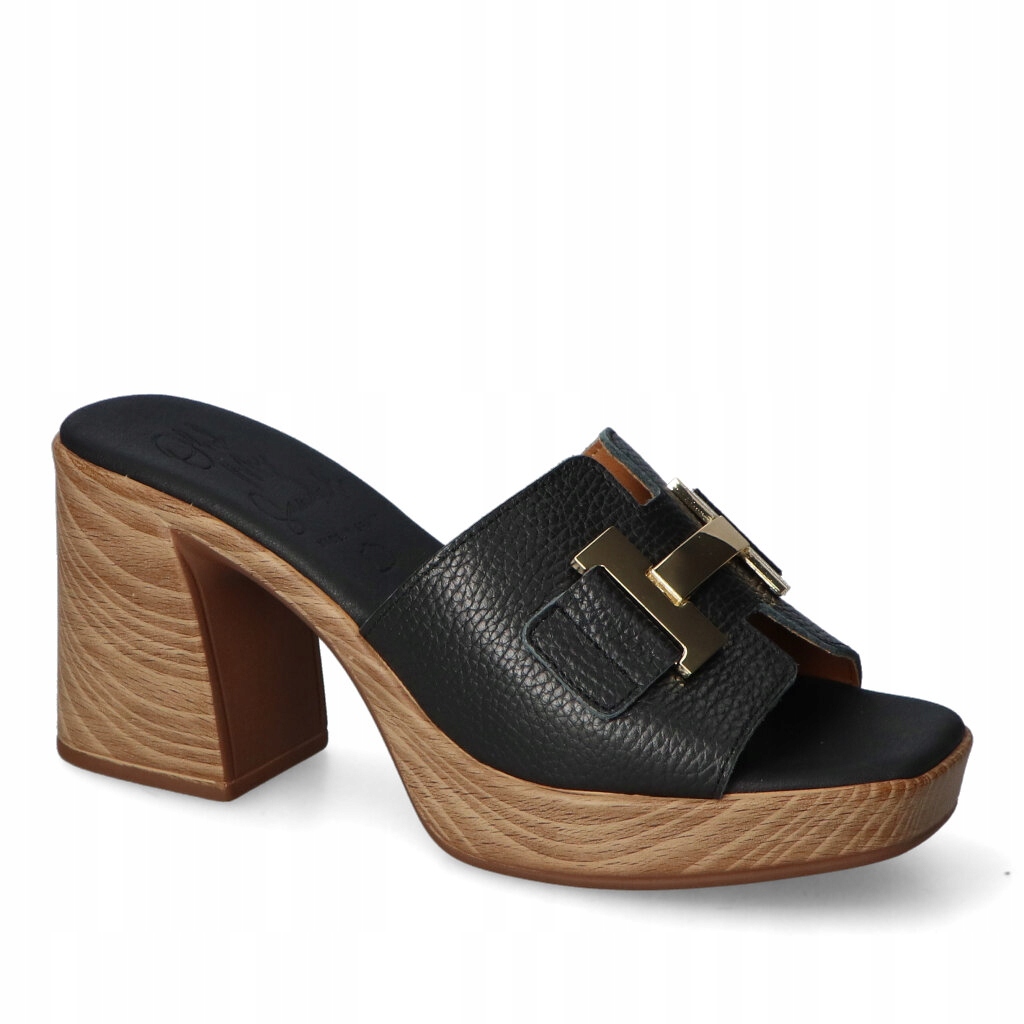 Nazouváky Oh my Sandals 5635 Černé lico 38