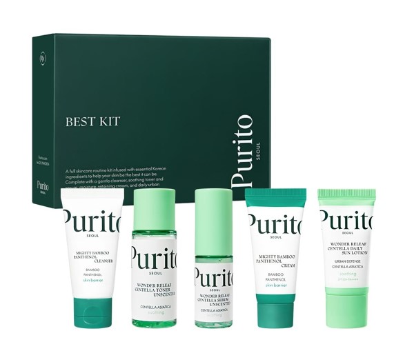 Purito Best Kit Sada kosmetických přípravků pro péči o obličej