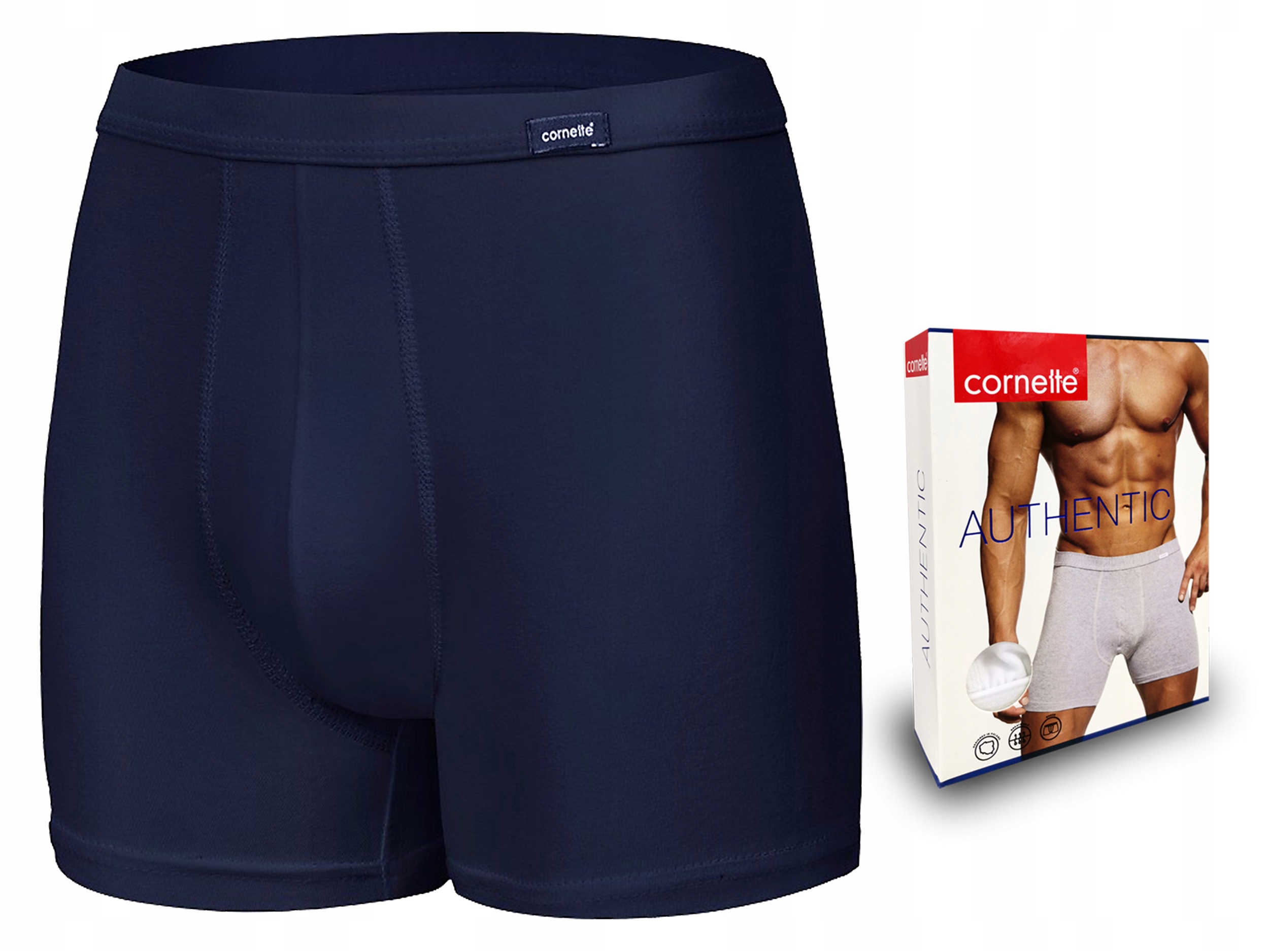 

Bokserki męskie Cornette Authentic, granatowy, XL