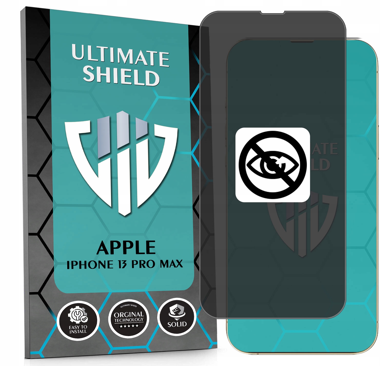 Sklo 5D Privacy Private Anti-spy Pro Iphone 13 Pro Max Hydrogelové Matné