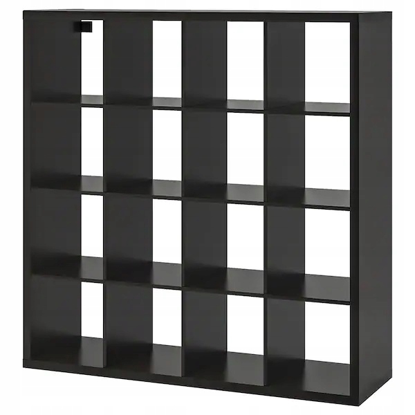 

Ikea Kallax regał półka 147x147 cm Czarnobrąz