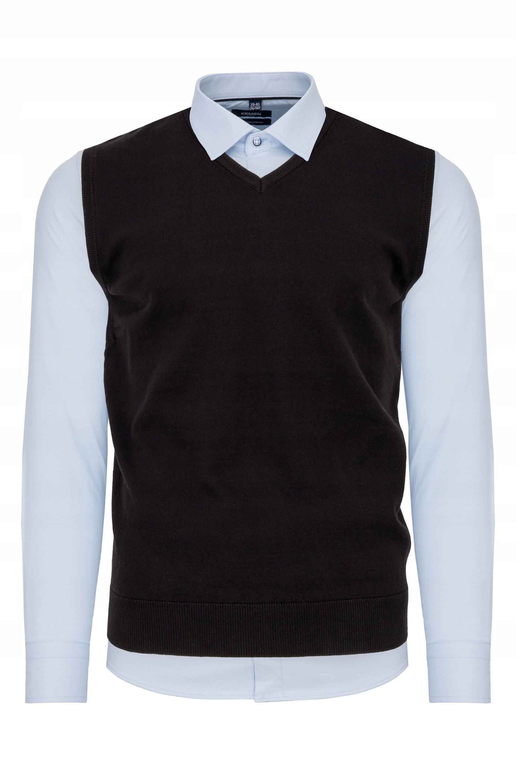 vesta bez rukávů černá bavlna 100% M&M vel M