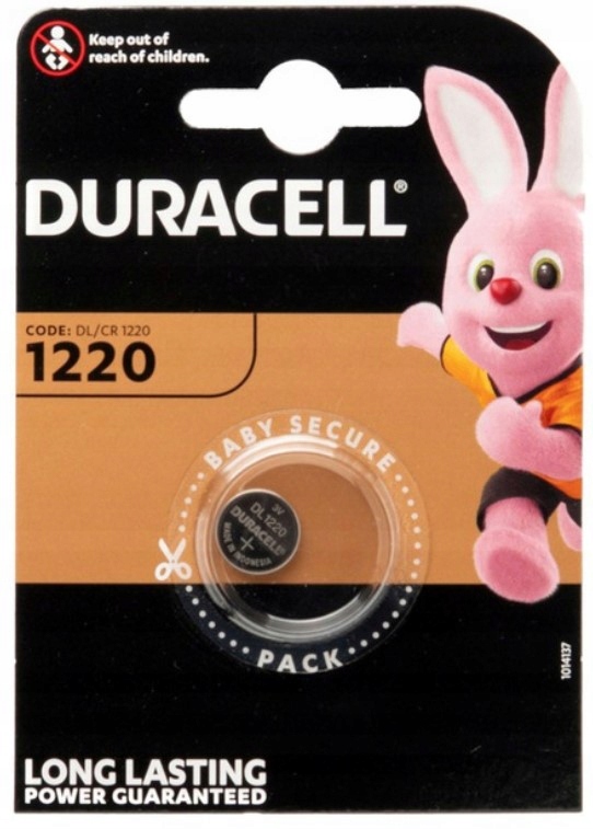 

Bateria litowa Duracell CR1220 DL1220 1220 3V