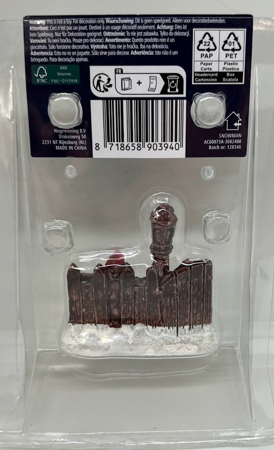 Figurka świąteczna MINI MAGIC VILLAGE POSTACI 23 Marka inna