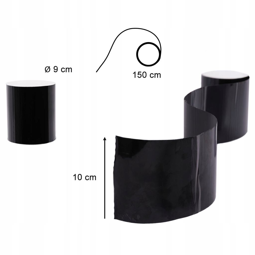 Taśma naprawcza wodoodporna wodoszczelna do rur basenów czarna 150 x 10cm Kod producenta KX7976